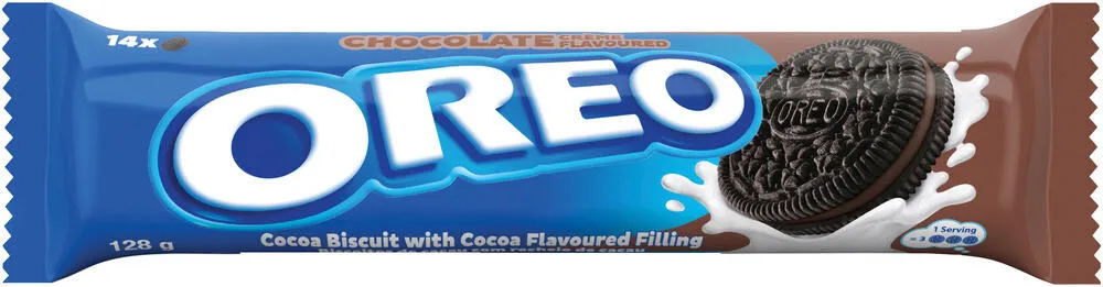 OREO Chocolate Crème Flavoured Biscuit 14pk