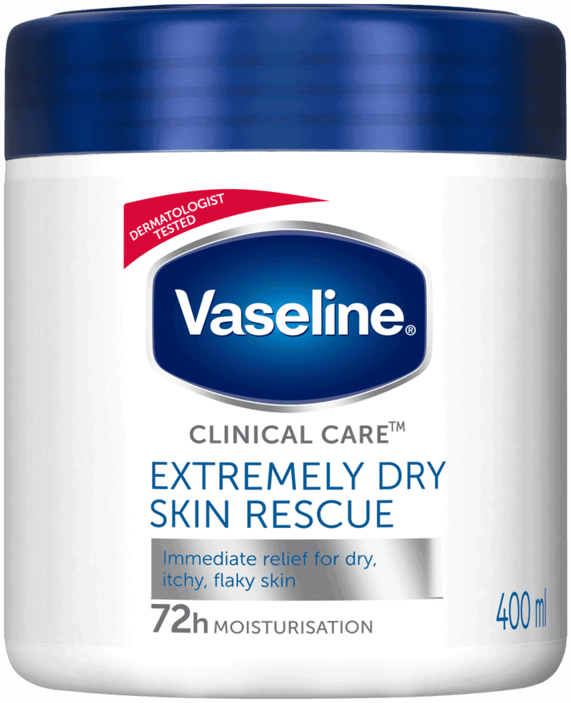 Vaseline Clinical Care Extremely Dry Skin Rescue Fragrance Free Body Cream 400ml