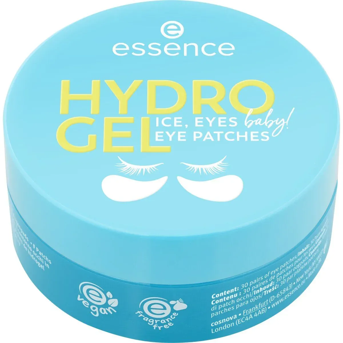 Essence Hydro Gel Ice Eyes Eye Patches 30 pairs jar