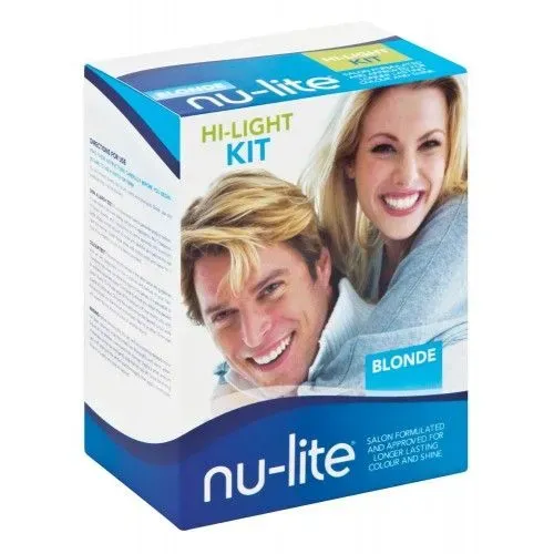 Front of Nu-Lite Hi-Light Kit Blonde box