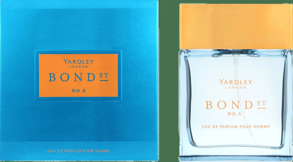 Yardley BOND ST No 8 Eau De Parfum Pour Homme 100ml