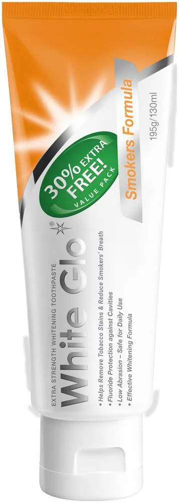 White Glo Smokers Formula Toothpaste 195g