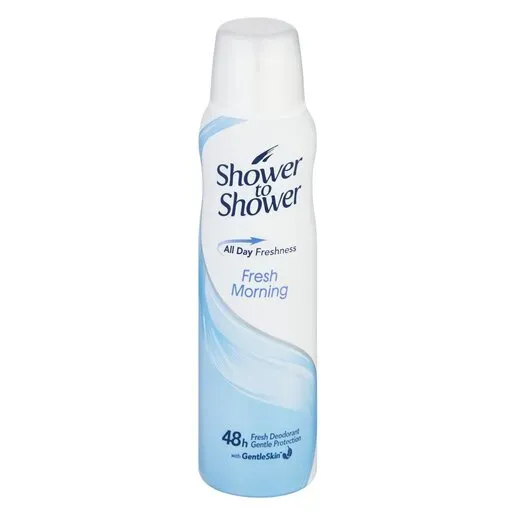 Front of Shower to Shower Fresh Morning Aerosol Deodorant 150 ml can