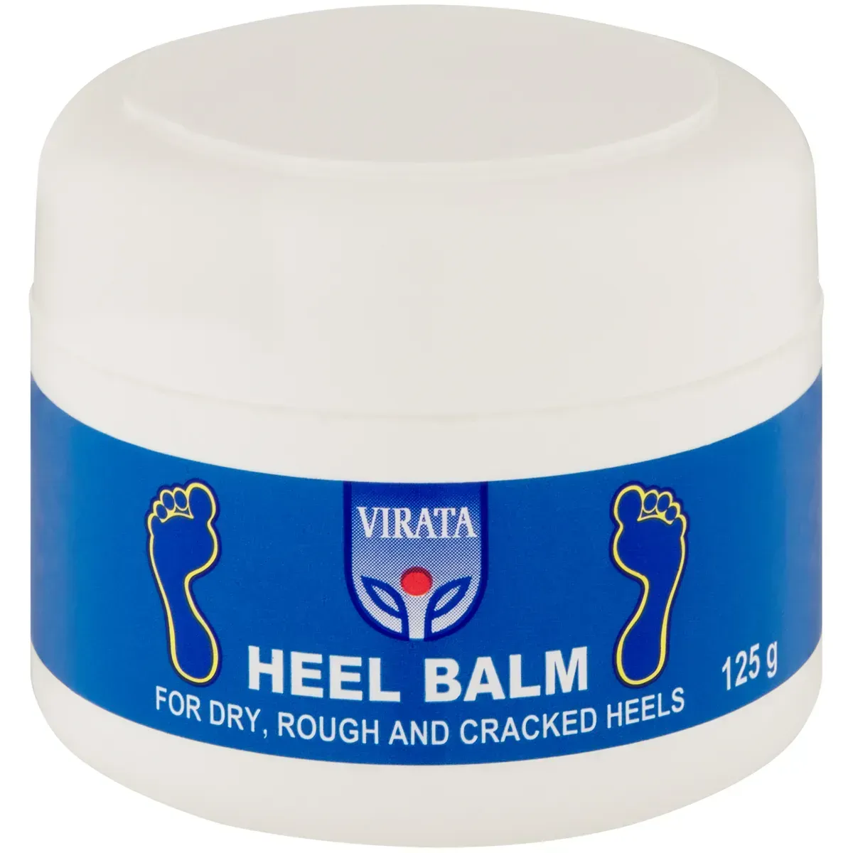 Front of Virata Heel Balm 125 g jar