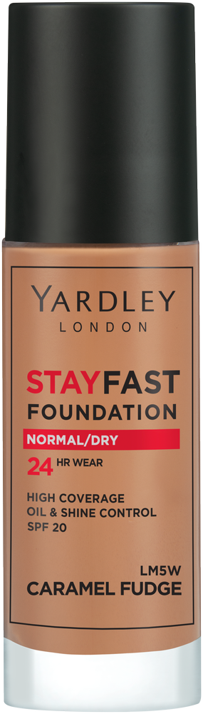Yardley Stayfast Caramel Fudge SPF 20 24HR Foundation 30ml