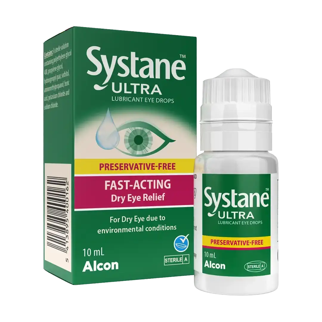 Systane Ultra Lubricant Eye Drops Preservative Free 10ml