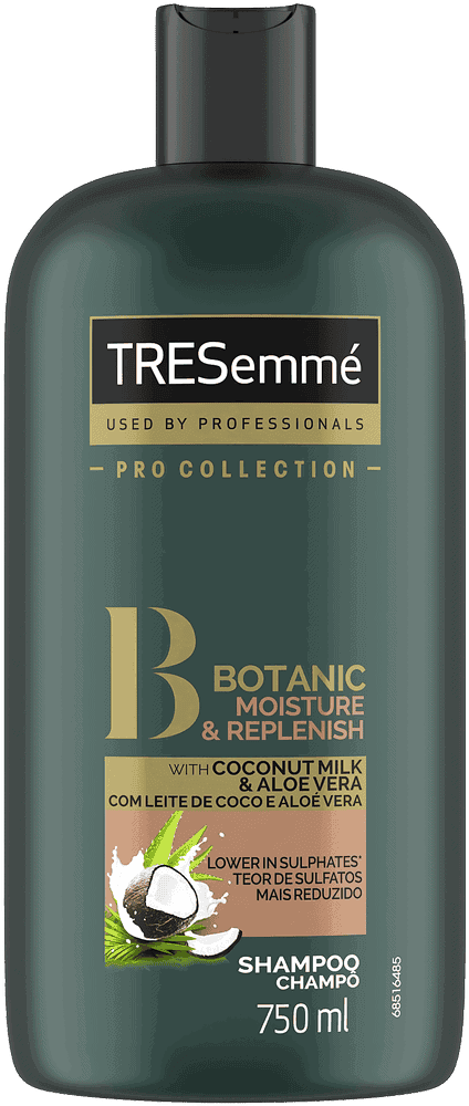 Tresemmé Botanic Moisture and Replenish Lower Sulphate Shampoo 750ml