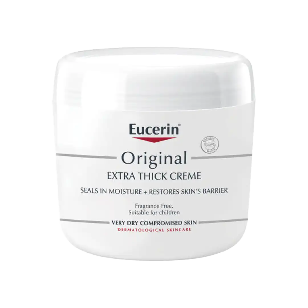 Front of Eucerin Original Extra Thick Creme tub 500 ml