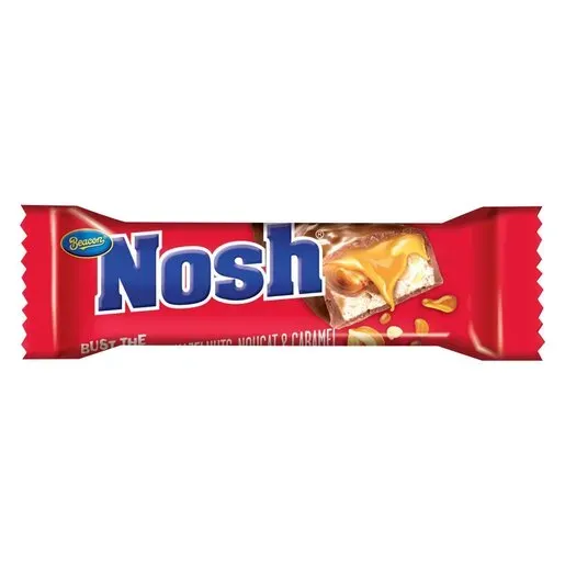 Front of Beacon Nosh chocolate bar 65 g wrapper