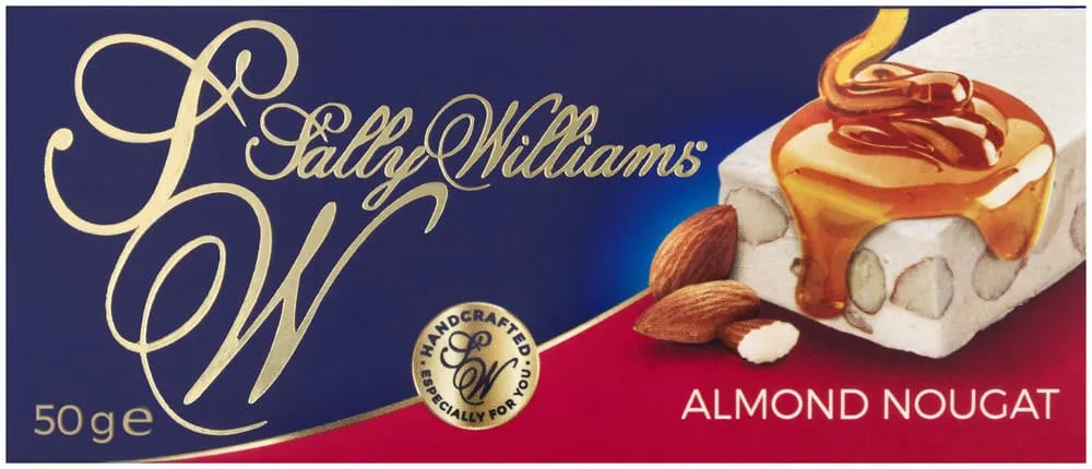 Sally Williams Almond Nougat Bar 50g