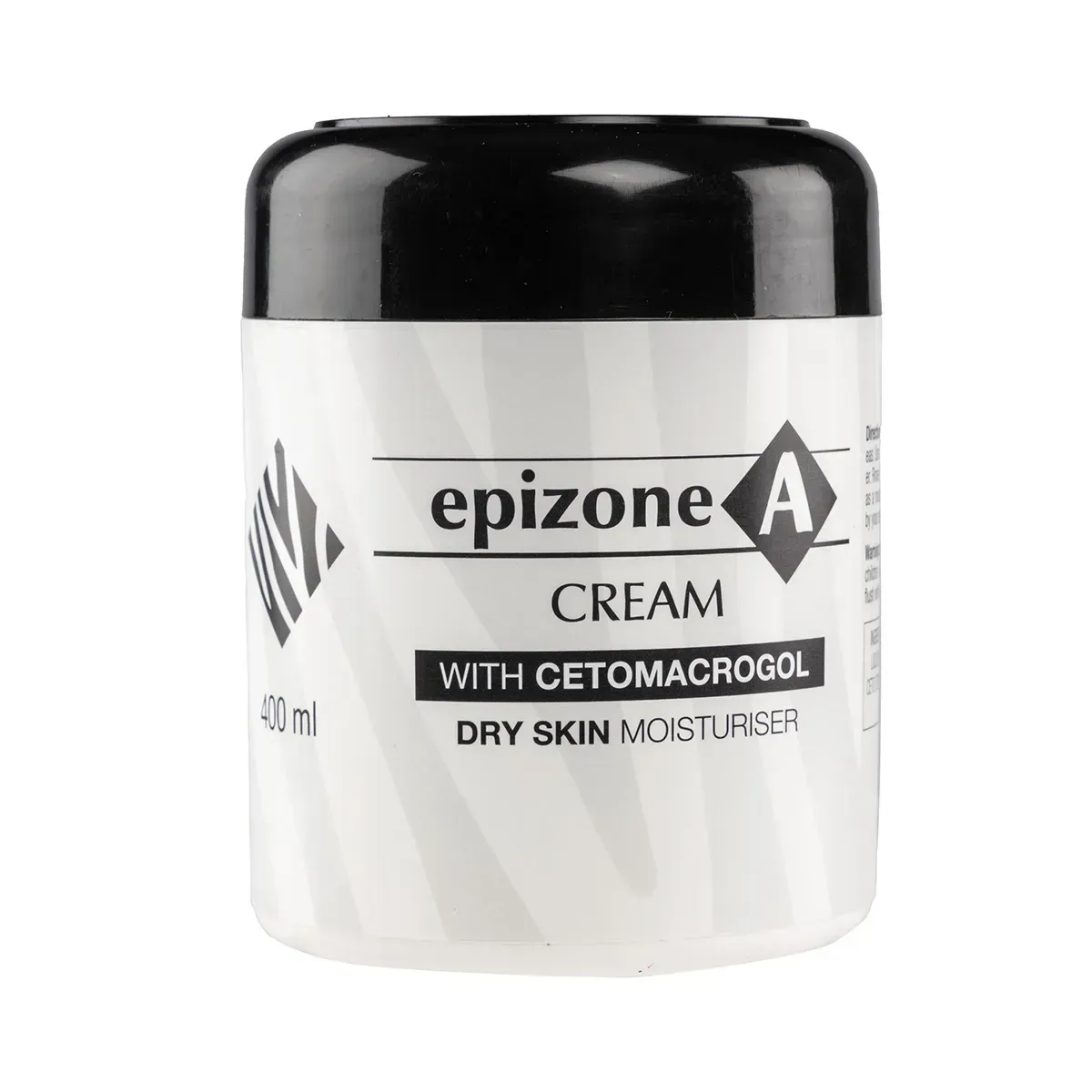 Front of Epizone A Cetomacrogol Cream 400 ml tub