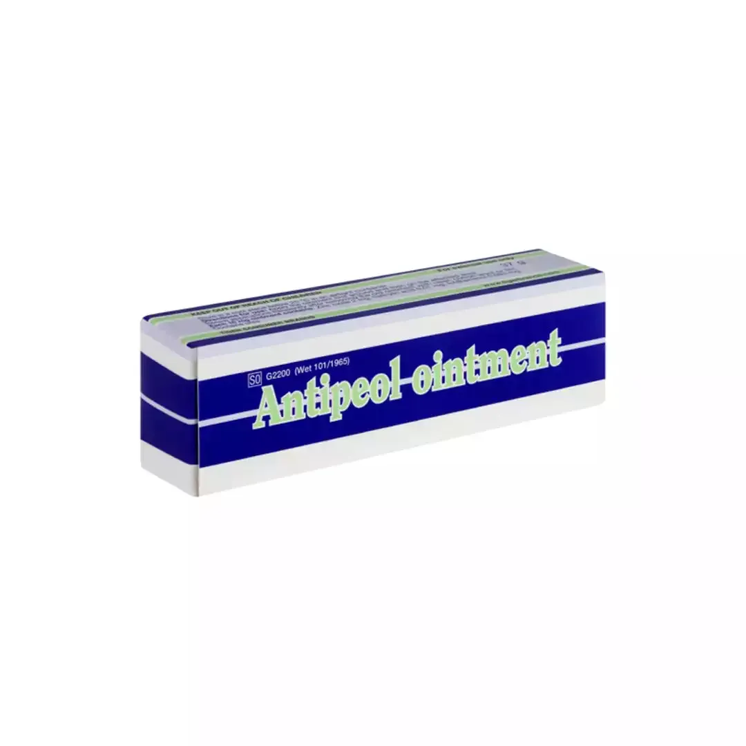 Front of Antipeol Ointment 37g box