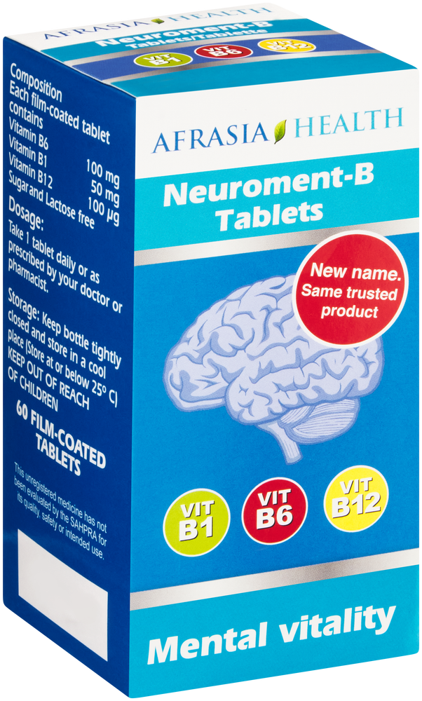 Afrasia Health Neuroment-B Tablets 60pk