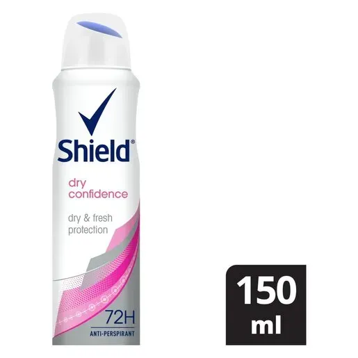 Front of Shield Anti-Perspirant Deodorant Dry Confidence 150 ml can