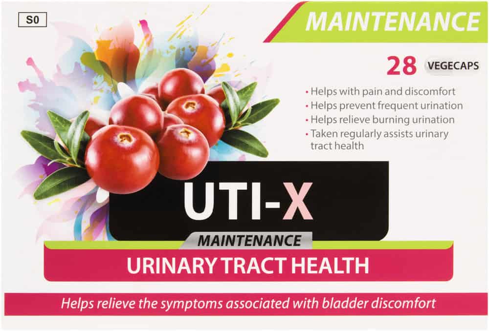 Uti-x Maintenance Urinary Tract Health Vegecaps 28pk