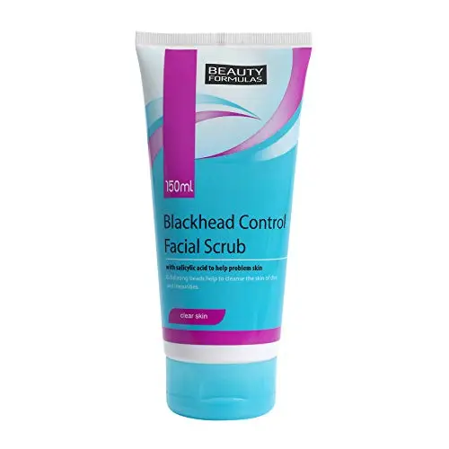 Front of Beauty Formulas Blackhead Control Facial Scrub 150ml tube