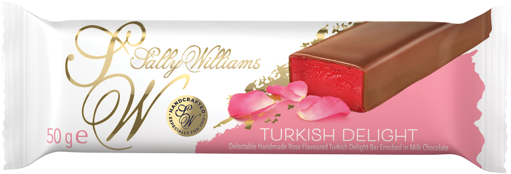 Sally Williams Turkish Delight Bar 50g