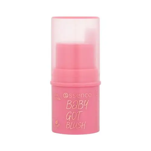 Front view of Essence Baby Got Blush 10 stick blush, capped, upright