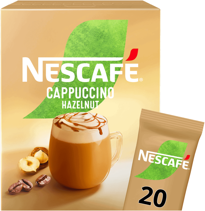 Nescafé Hazelnut Instant Cappuccino 20 x 18g