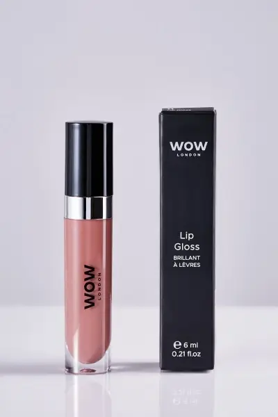 WOW London Lip Gloss tube and box, 6 ml