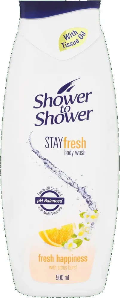 Shower To Shower Fresh Happiness Body Wash 500ml