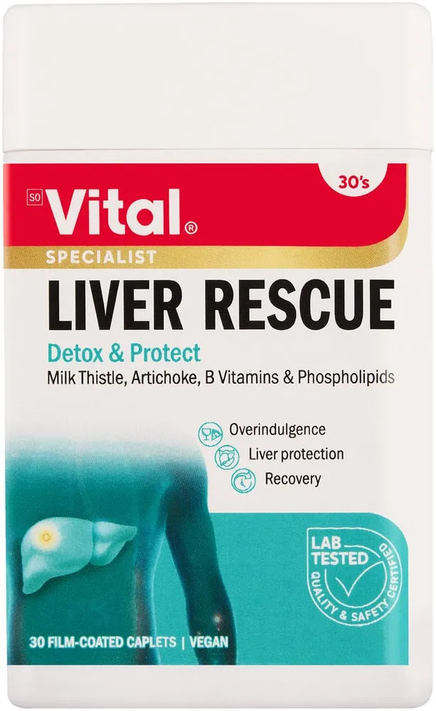 Vital Liver Rescue Caplets 30pk