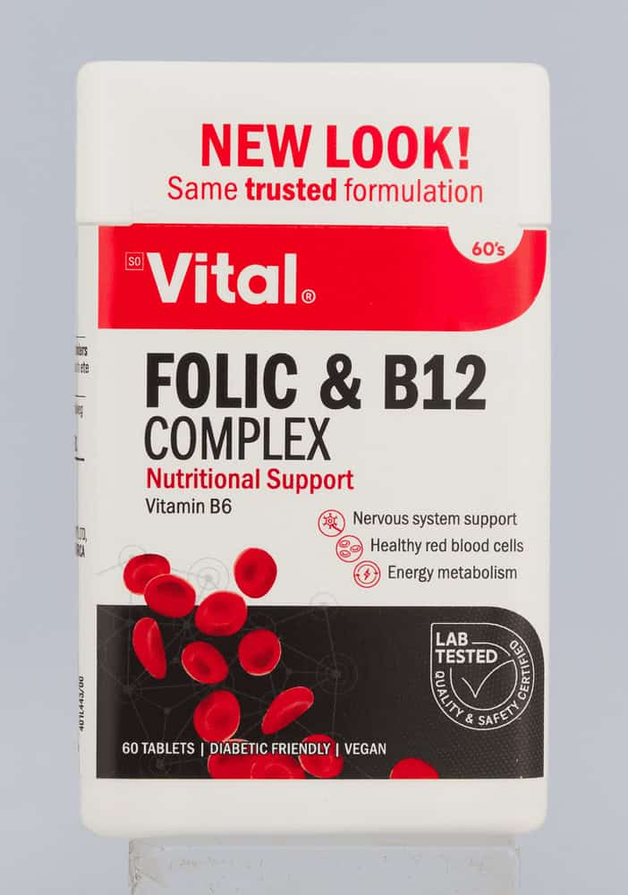 Vital Folic & B12 Complex Tablets 60pk