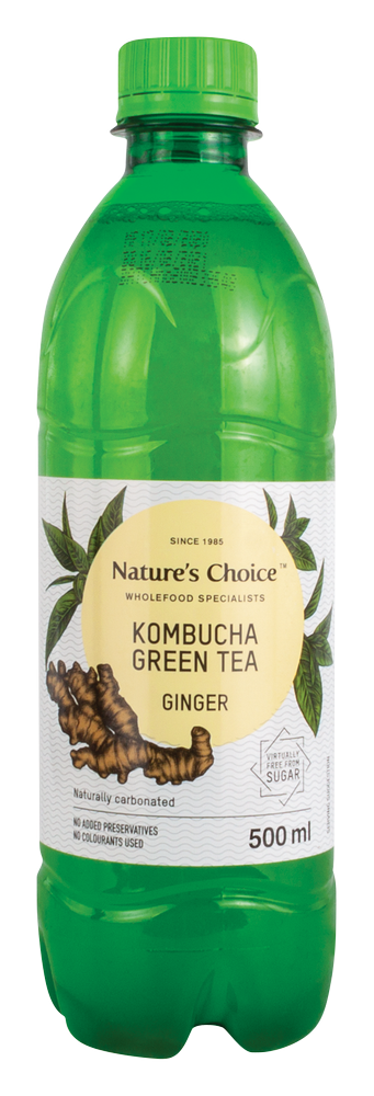 Nature's Choice Ginger Kombucha Green Tea 500ml