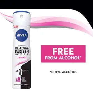 NIVEA DEO B&W CLEAR F/MALE 150ML - Image 7