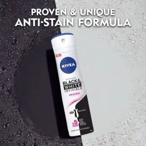NIVEA DEO B&W CLEAR F/MALE 150ML - Image 6
