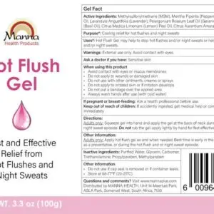MANNA HOT FLUSH GEL 100ML - Image 3